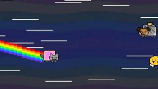 Nyan Cat Sky Attack gameplay [upl. by Oinotla]