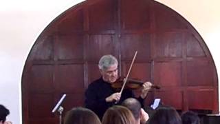 Pinchas Zukerman Master Class 2011 Parte1 [upl. by Aihsal855]