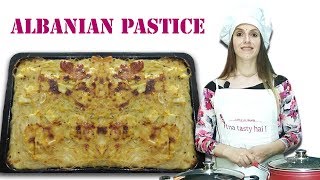 PASTICE  ALBANIAN CHEESE PASTA RECIPE Step by Step ELSA NILAJ  ITNAA TASTY HAI [upl. by Nerral]