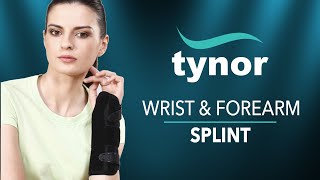 Wrist Brace With Thumb  For partial immobilization amp compression of the wrist and palm  Tynor [upl. by Atiral]