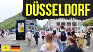 Dusseldorf Germany Walking Tour  Düsseldorf altstadt nightlife  Walking Tour 4k [upl. by Reve333]