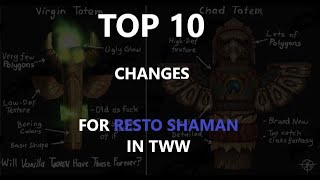 Top 10 Changes Resto Shaman Needs Before The War Within [upl. by Landahl]