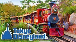 EN SUB Western River Railroad\ウエスタンリバー鉄道\Tokyo Disneyland\東京ディズニーランド 4K 60FPS [upl. by Reviel437]