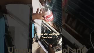 How to deeply clean a standing air conditioner With cokacolla Botl [upl. by Blanch762]