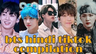 Bts hindi tiktok compilation😘💜 latest tiktok compilation part10 [upl. by Piggy282]