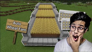 BEST 120 AUTOMATIC WHEAT FARM TUTORIAL in Minecraft Bedrock MCPEXboxPS4Nintendo SwitchPC 2024 [upl. by Igor]