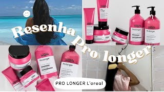 PRO LONGER CRESCE O CABELO  RESENHA COMPLETA DA LINHA [upl. by Gwen]