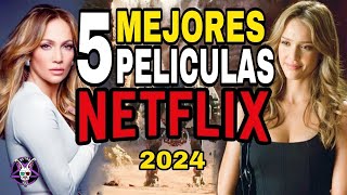 TOP 5 Mejores PELICULAS de NETFLIX 2024 [upl. by Maria]