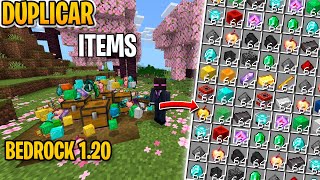 Truco Duplicar Items en Minecraft Bedrock 120 [upl. by Hamish]