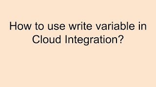 Write Variables in CPI  FullDelta Load  Automatic and Manual Mode [upl. by Cresida803]