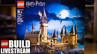 LEGO 12HOUR Hogwarts Castle Build Livestream Ep 59  71043 [upl. by Aidni]