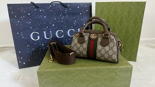 Unboxing  กระเป๋า Gucci Ophidia GG top handle bag 2023  KOEinAustralia [upl. by Nnaarual237]