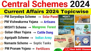 Scheme 2024 Current Affairs  Central Govt Schemes 2024  Scheme Current Affairs 2024  Scheme 2024 [upl. by Gyasi]