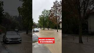 Massives Hochwasser in Klosterneuburg am 15092024 hochwasser viralvideo unwetter foryou [upl. by Aihcsrop]