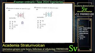 Examen ordinario UNSA I fase 2024 ingenierías [upl. by Rech]