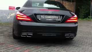 Mercedes SL 500 R231 Sportauspuff Hammer Sound Exhaustsystem TCConcepts [upl. by Strickland]