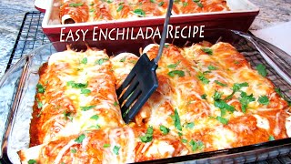 CHICKEN ENCHILADA RECIPE  EASY ENCHILADA [upl. by Cimbura960]