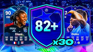 30x 82 x3 RTTK UPGRADE PACKS 😱 FC 25 Ultimate Team [upl. by Dewar]