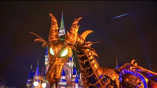 Villains Cursed Caravan Parade Ultra Low Light Disney Villains After Hours [upl. by Rempe]