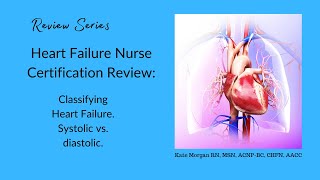 Heart Failure Classifications Systolic vs Diastolic [upl. by Atisusej]