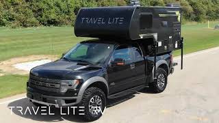 Super Lite Truck Camper  Travel Lite RV [upl. by Adnor]