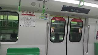 SMRT Trains R151 Changchun Alstom Movia  Tuas West Road to Tuas Link EastWest MRT Line [upl. by Lingwood]