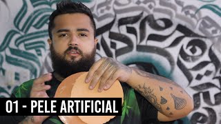 Curso Completo de Tatuagem  Módulo 4  01 Como fazer pele artificial [upl. by Rahr]