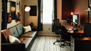 DREAM Office Desk Setup for 2024 Minimalist home office  music studio [upl. by Reizarf119]