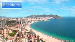 Benidorm  Plage tourisme et ambiance sous le soleil [upl. by Airednaxela551]