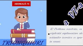 Episodul 36  TRIUNGHIUL 10 probleme rezolvate [upl. by Aprile]