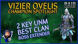 Raid Shadow Legends Vizier Ovelis Champion Spotlight [upl. by Leahcimnaj]