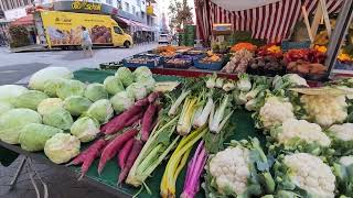 Gemüseladen beim Wochenmarkt in Frankenthal [upl. by Tymes]