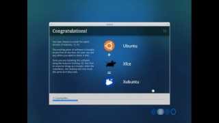 Xubuntu 1210 Desktop install [upl. by Farlay]