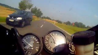 YAMAHA YZF 1000 R THUNDERACE 4VD Probefahrt BAB amp Landstr [upl. by Ahsal970]