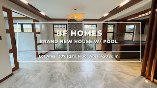 FOR SALE Brand New  4 Bedrooms Home with Pool in BF HOMES Parañaque City [upl. by Capello]