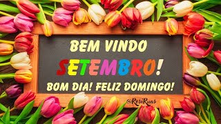 Bom Dia Feliz Domingo Bem Vindo Setembro bomdia setembro domingo [upl. by Ehc]