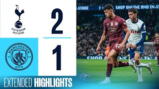 EXTENDED HIGHLIGHTS  TOTTENHAM 21 MAN CITY  Werner Sarr amp Nunes Goals  Carabao Cup 🏆 [upl. by Ikairik]