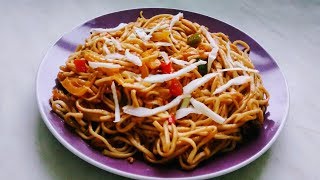 Triple schezwan noodles recipe Schezwan noodles recipe [upl. by Hcelemile765]