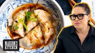 My ULTIMATE dumpling recipe 🥟Shrimp Dumplings in Red Oil Sauce  Marions Kitchen [upl. by Anauqcaj258]