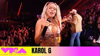 Karol G  quotSi Antes Te Hubiera Conocidoquot  2024 VMAs [upl. by Yecaw]