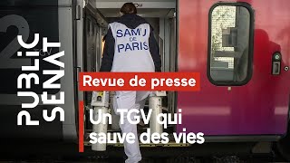 Le TGV médicalisé évacue 20 malades du Grand Est [upl. by Sigismund364]