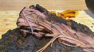 Easy pulled brisket ninja Foodi [upl. by Dazraf672]