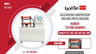 Rubber vulcanizing press equipment using method [upl. by Zelig]