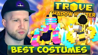 WHATS THE BEST SHADOW HUNTER COSTUME  Trove Costume Showcase amp How to Get Them [upl. by Akenet]