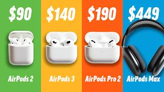 Which AirPods should you buy in 2023 2 vs 3 vs Pro 2 vs Max [upl. by Ardnait816]