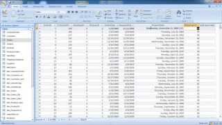 How to Format Date and Time Values in Access [upl. by Ecnar]