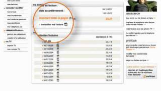 Orange assistance  votre facture internet sur orangefr [upl. by Schatz410]