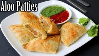 Easy Aloo Patties Recipe  Aloo Puff Recipe  How to Make Aloo Patties  Nehas Cookhouse [upl. by Ahsina699]