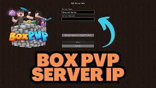 Minecraft BoxPvP Server IP Address [upl. by Sajovich]