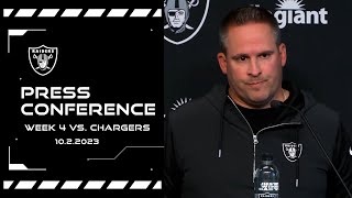 Coach McDaniels Recaps Week 4 Loss ‘We Have To Play a Cleaner Version of Football [upl. by Perren]